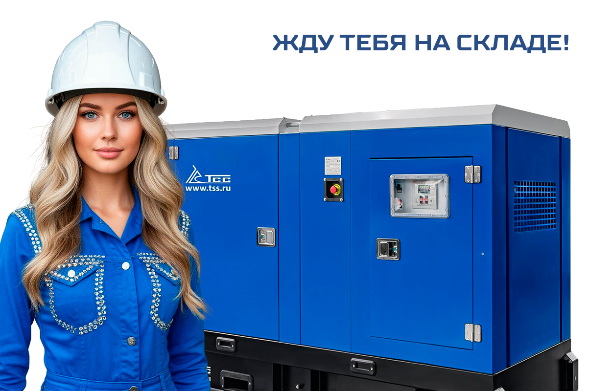 картинка Дизельный генератор ТСС АД-50C-Т400-1РКМ15 в шумозащитном кожухе